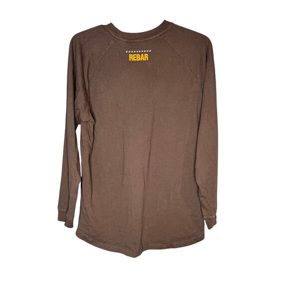 Ariat Rebar Cotton Strong Block T-Shirt Men’s L Black Graphic Workwear Tee Green - Picture 2 of 10